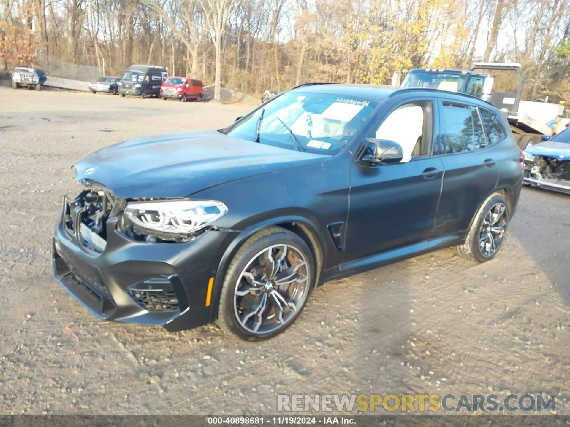 2 Фотография поврежденного автомобиля 5YMTS0C04L9B70097 BMW X3 M 2020