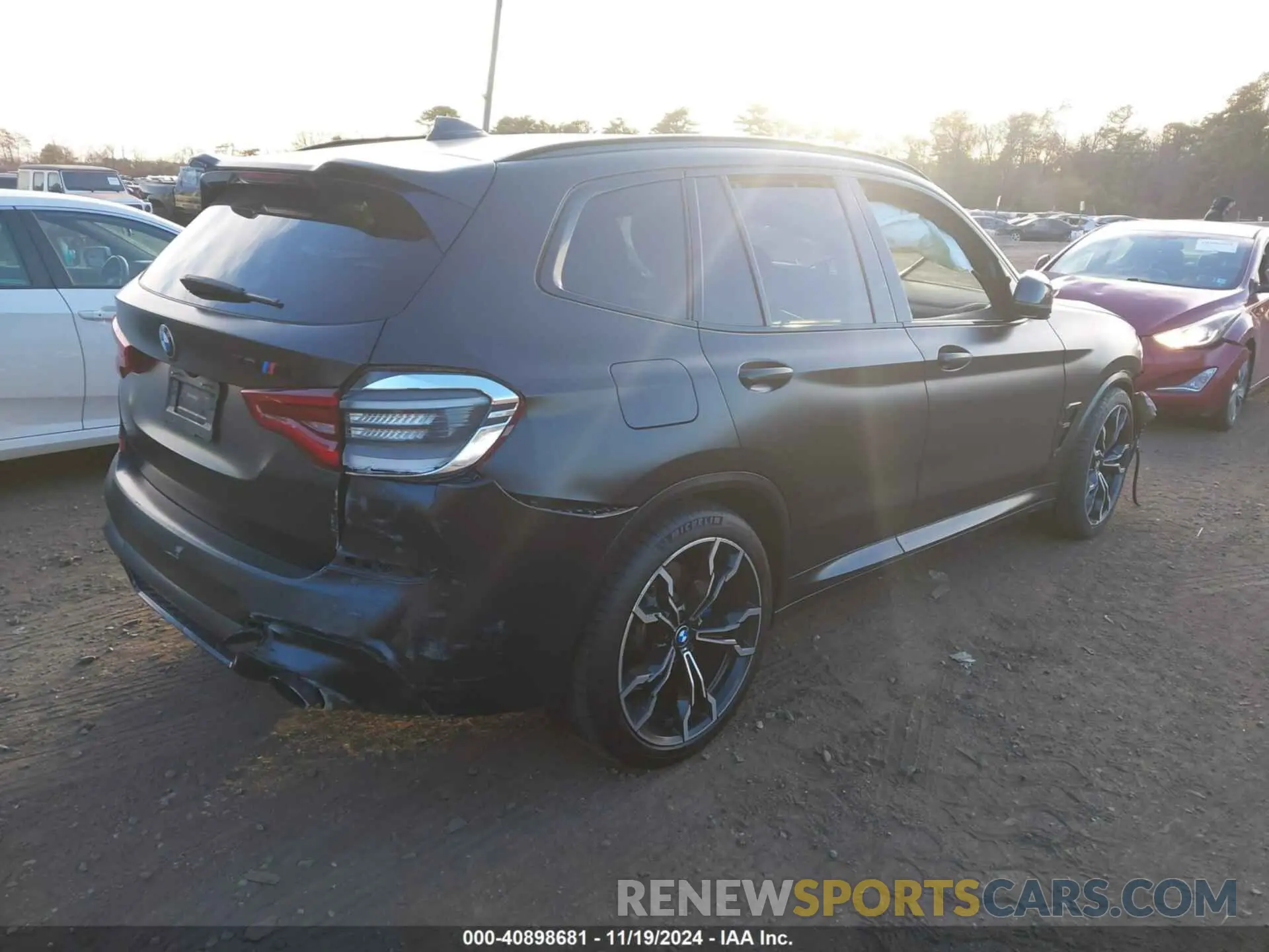 4 Фотография поврежденного автомобиля 5YMTS0C04L9B70097 BMW X3 M 2020