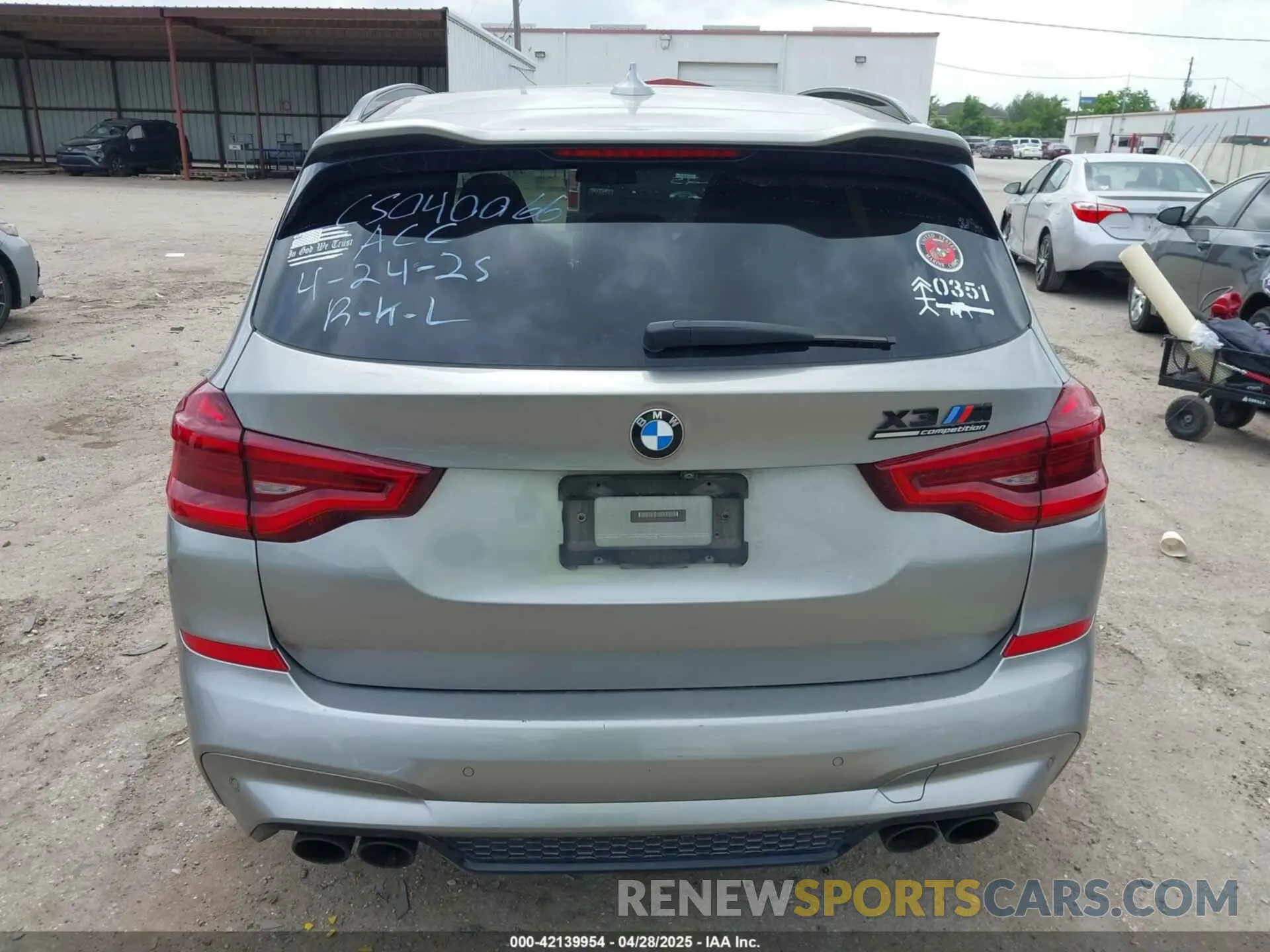15 Фотография поврежденного автомобиля 5YMTS0C08L9B36986 BMW X3 M 2020