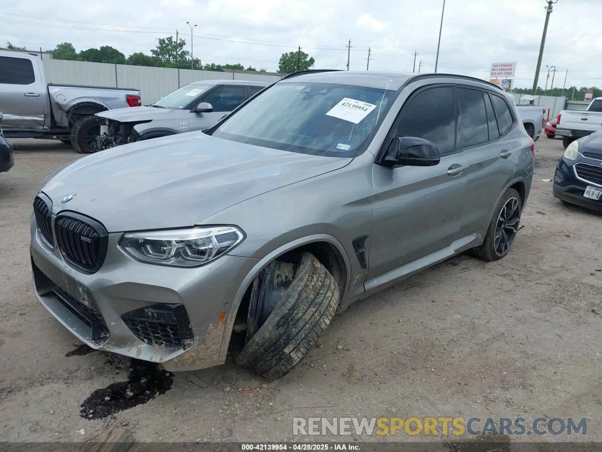 2 Фотография поврежденного автомобиля 5YMTS0C08L9B36986 BMW X3 M 2020