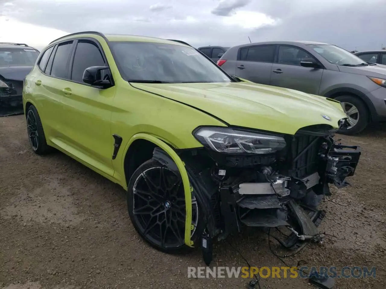 1 Фотография поврежденного автомобиля 5YM13EC01N9K40978 BMW X3 M 2022