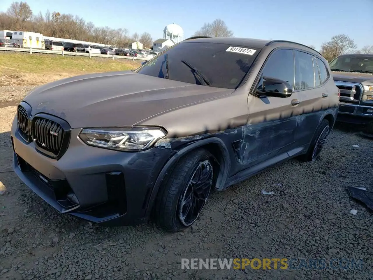 1 Фотография поврежденного автомобиля 5YM13EC04N9J81389 BMW X3 M 2022