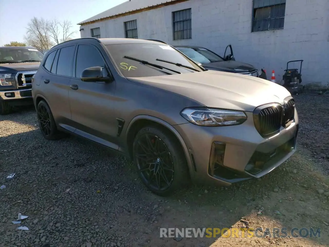 4 Фотография поврежденного автомобиля 5YM13EC04N9J81389 BMW X3 M 2022