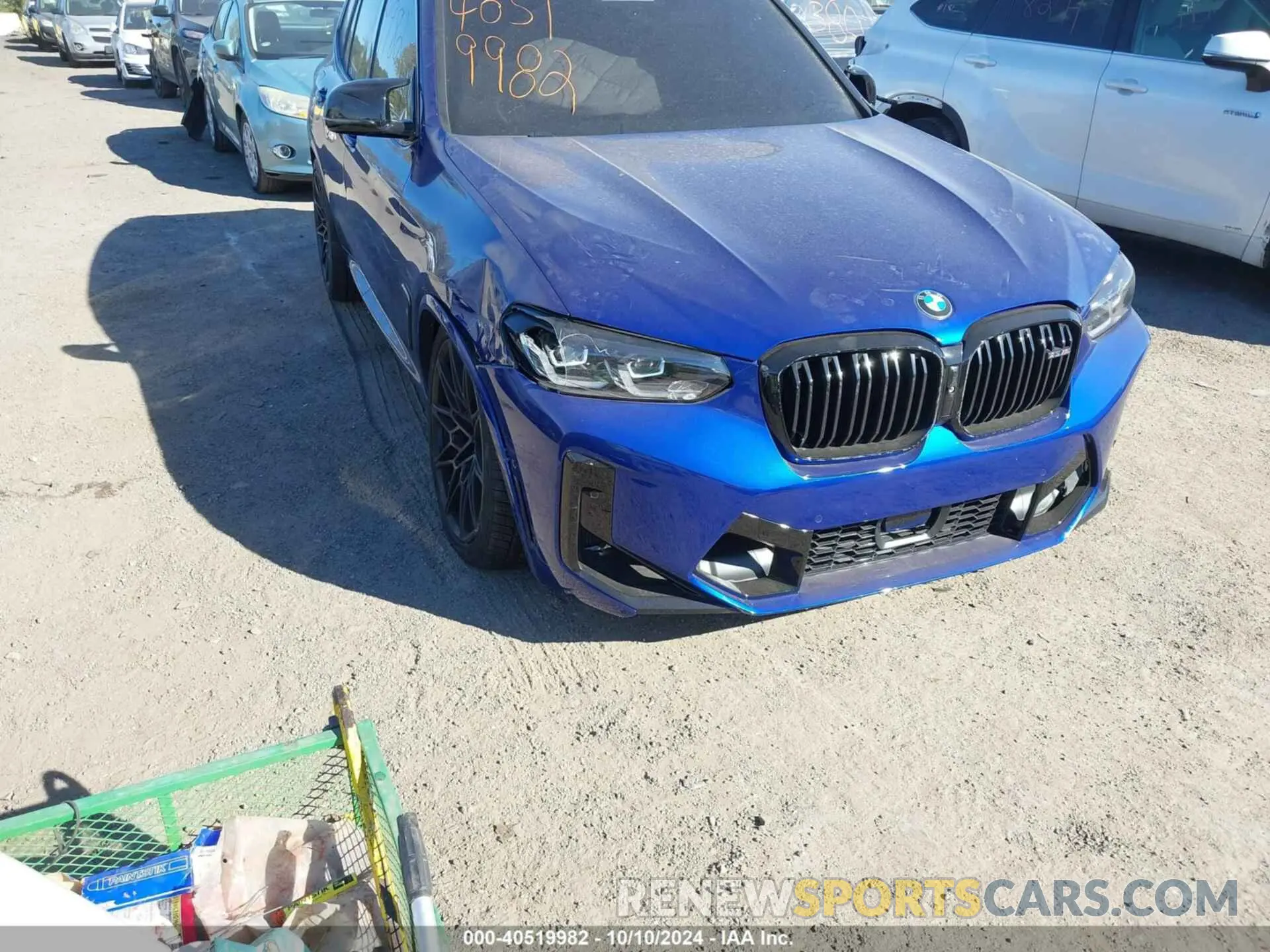 1 Фотография поврежденного автомобиля 5YM13EC0XR9W09293 BMW X3 M 2024