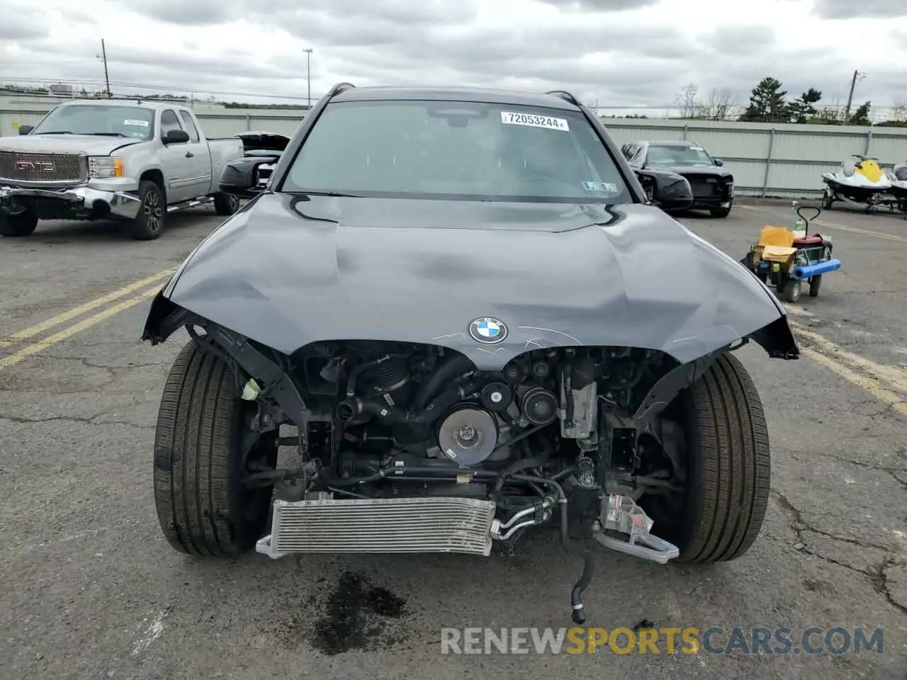 5 Photograph of a damaged car 5UX83DP04N9K80160 BMW X3 M40I 2022