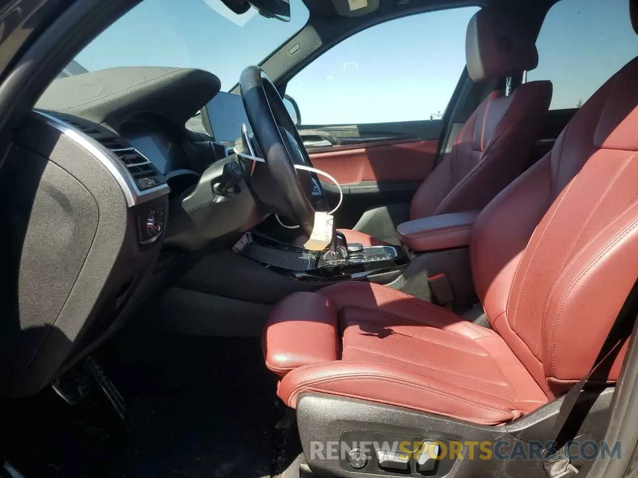 7 Фотография поврежденного автомобиля 5UX83DP06N9J37372 BMW X3 M40I 2022