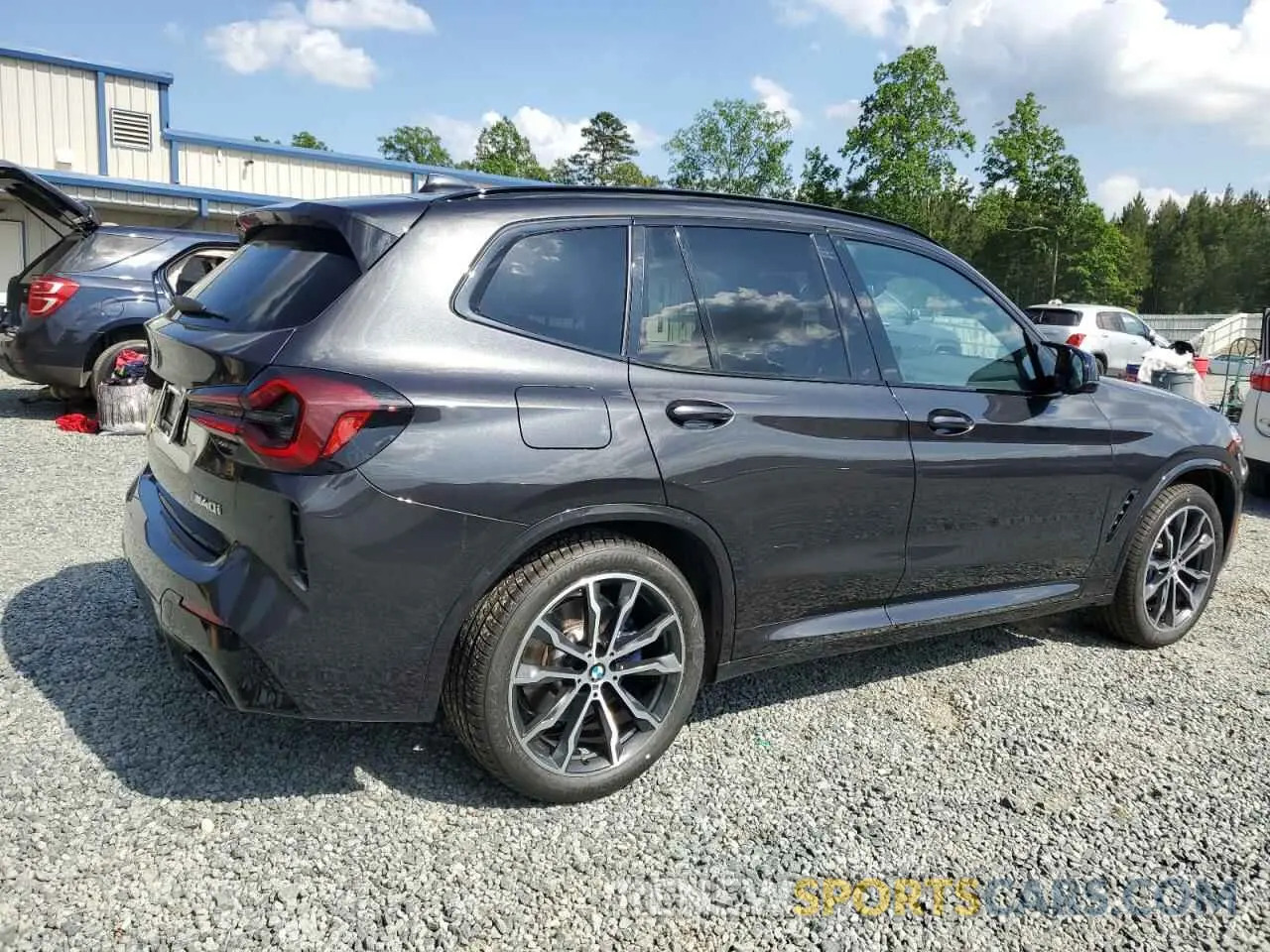 3 Photograph of a damaged car 5UX83DP08N9J59843 BMW X3 M40I 2022