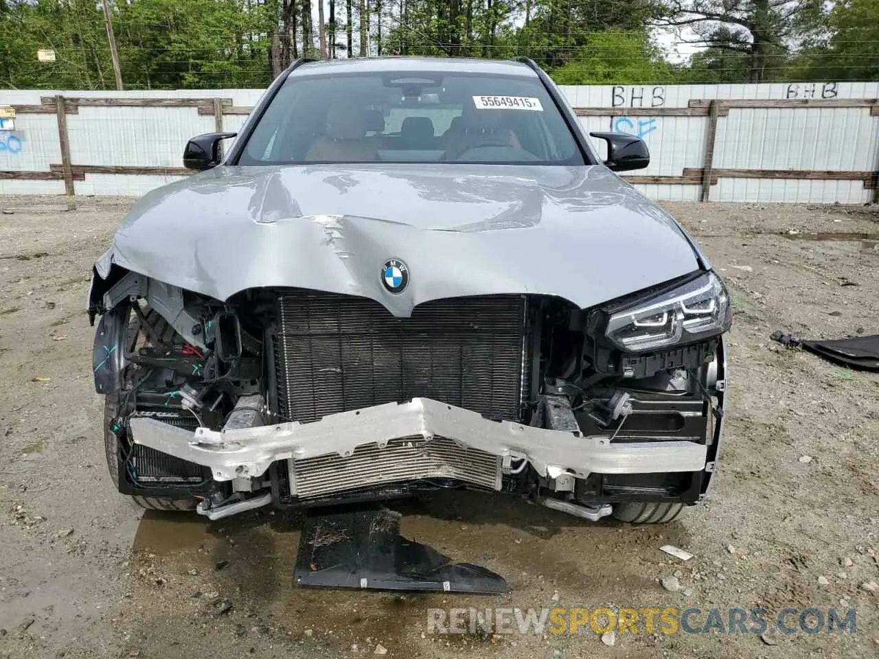 5 Photograph of a damaged car 5UX83DP09N9J74884 BMW X3 M40I 2022