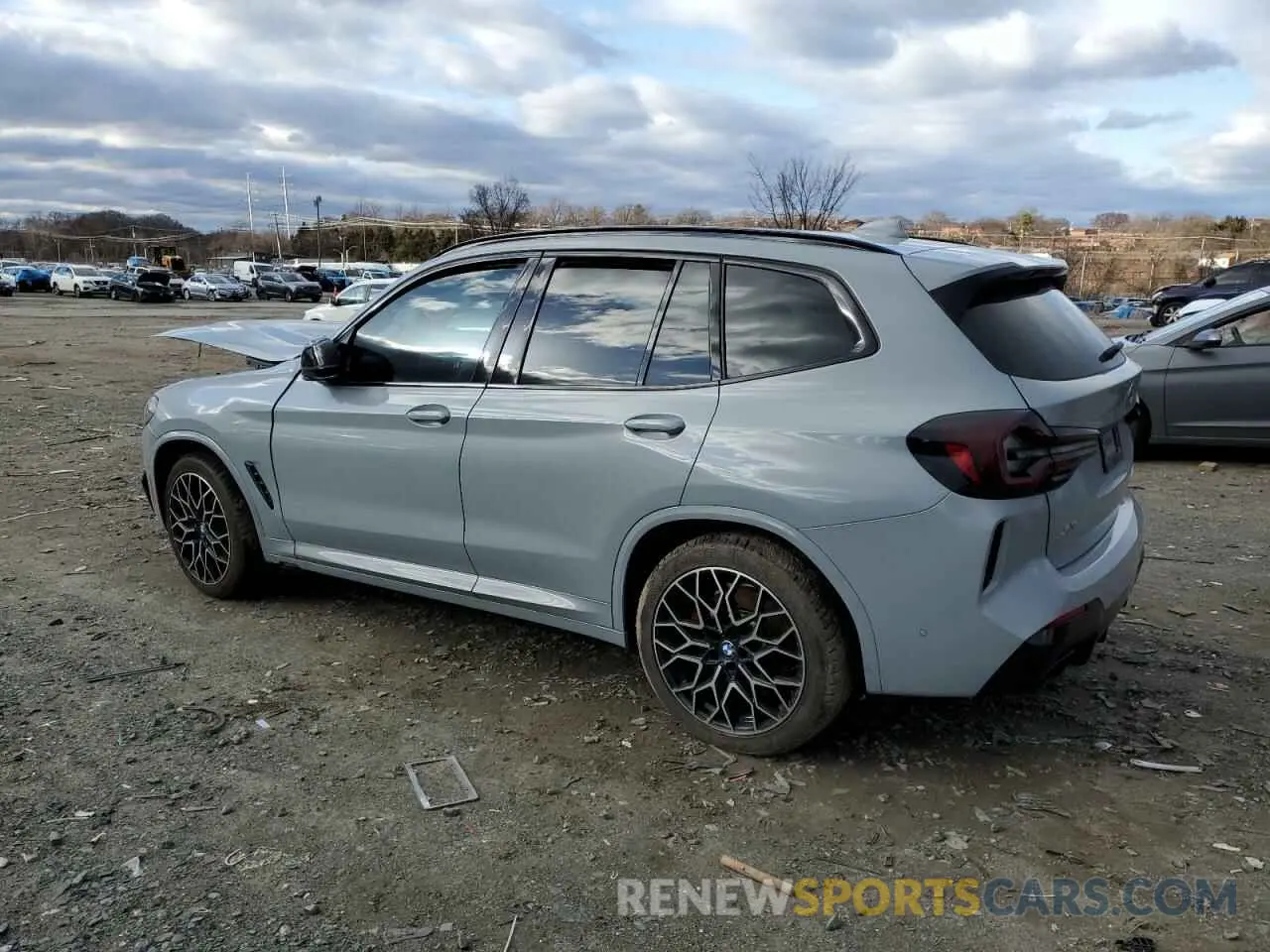 2 Photograph of a damaged car 5UX83DP01R9W43956 BMW X3 M40I 2024