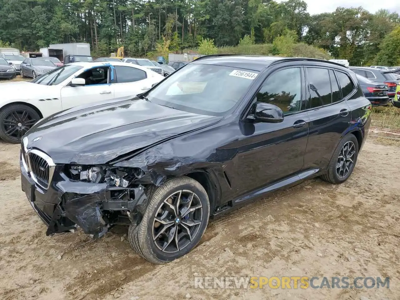 1 Фотография поврежденного автомобиля 5UX83DP01R9X06473 BMW X3 M40I 2024