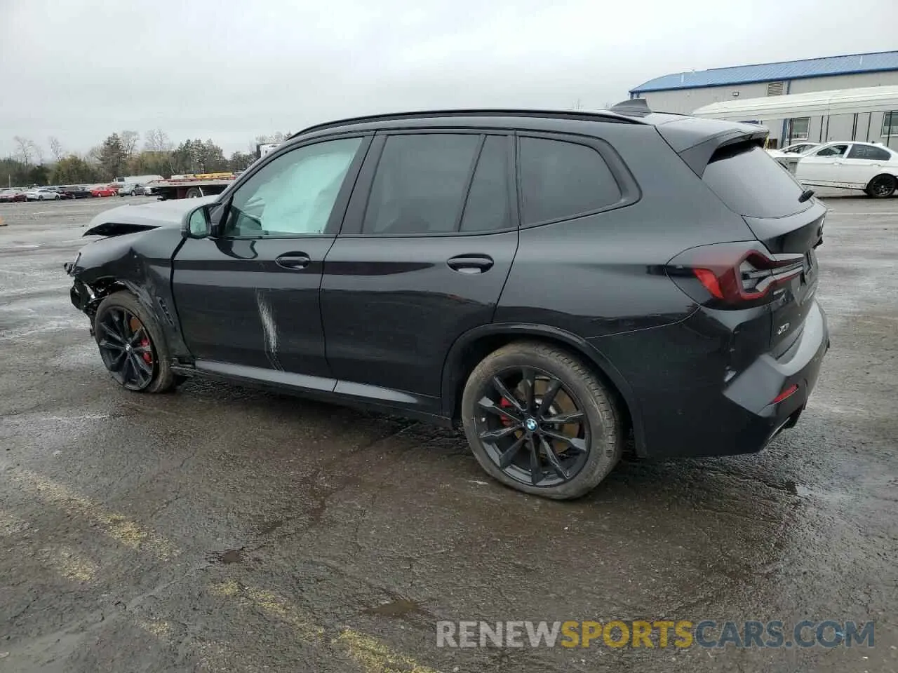 2 Photograph of a damaged car 5UX83DP05R9V62300 BMW X3 M40I 2024