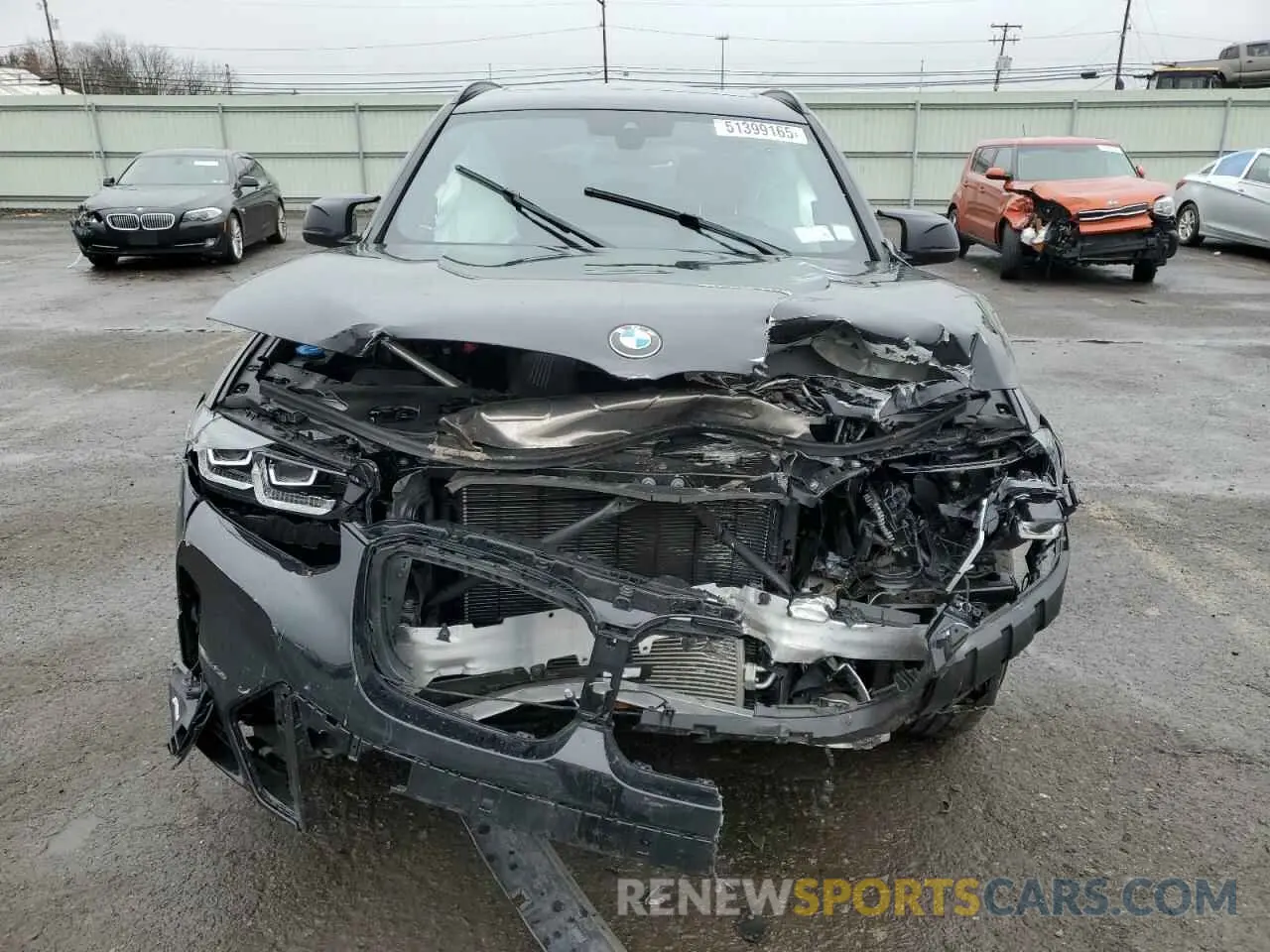 5 Photograph of a damaged car 5UX83DP05R9V62300 BMW X3 M40I 2024