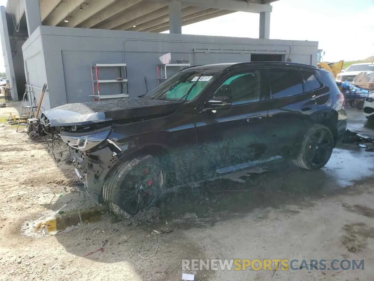 1 Photograph of a damaged car 5UX73GP05S9010217 BMW X3 M50 2025