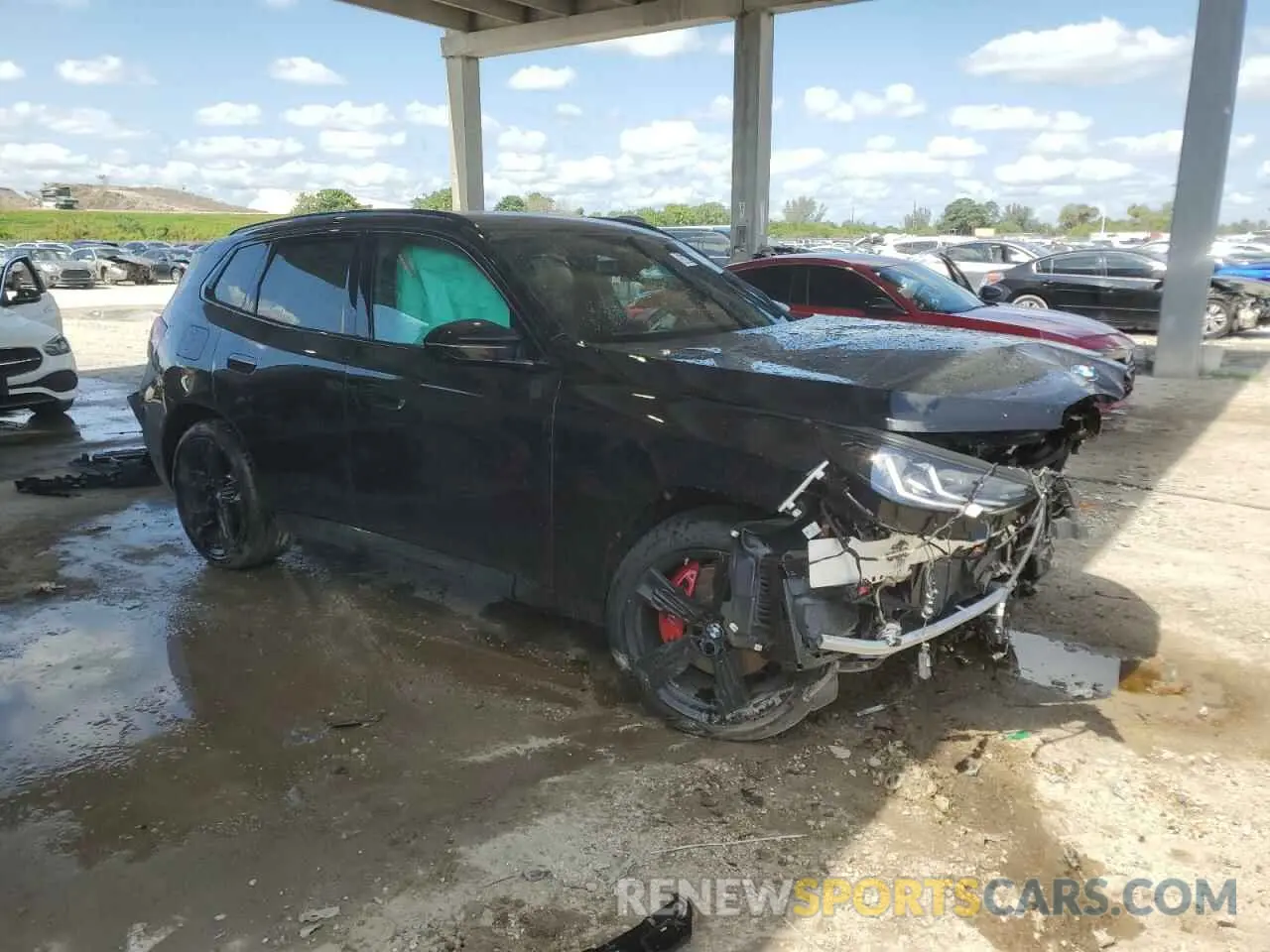 4 Photograph of a damaged car 5UX73GP05S9010217 BMW X3 M50 2025