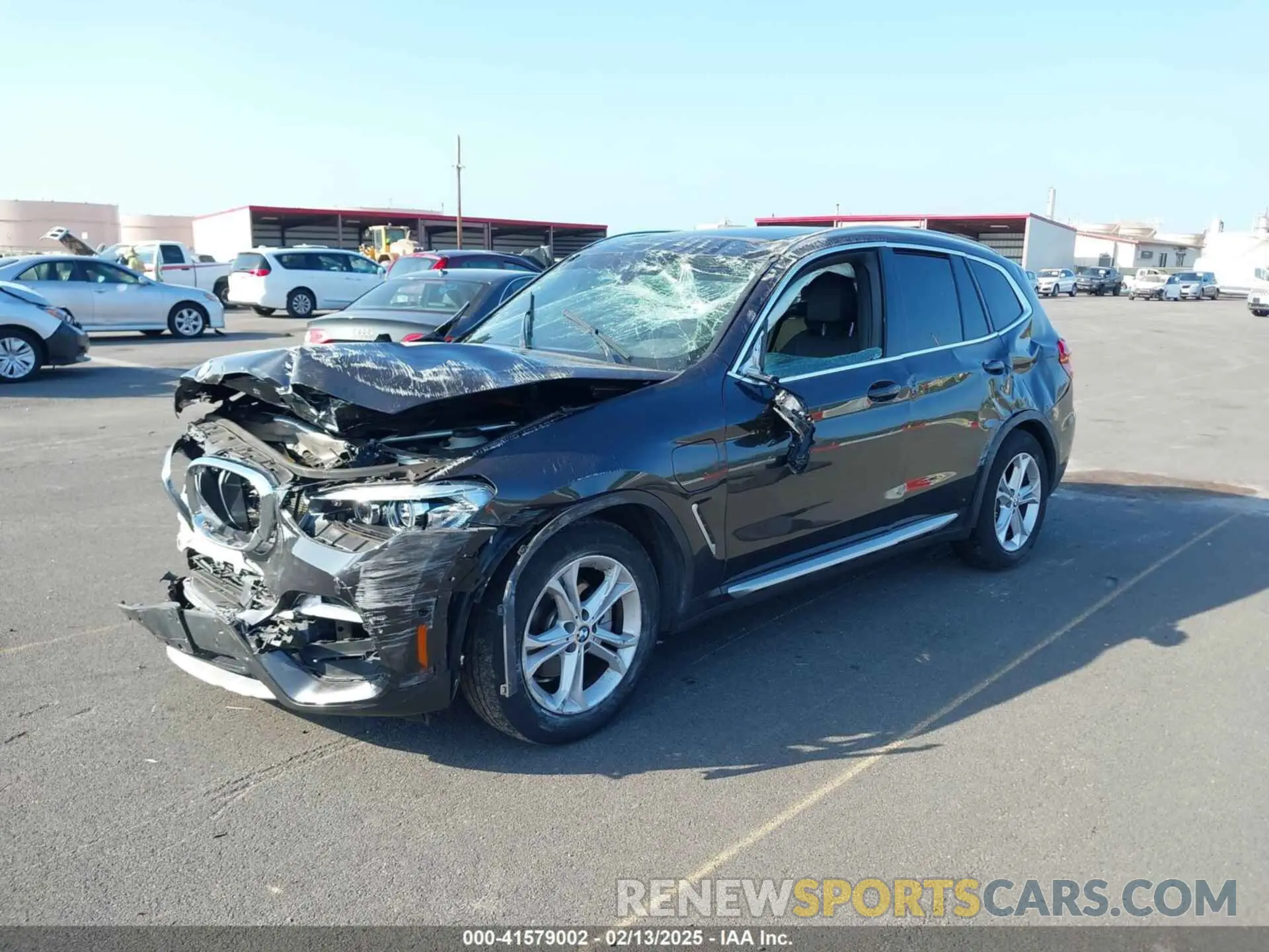 2 Фотография поврежденного автомобиля 5UXTS1C07L9D22483 BMW X3 PHEV 2020