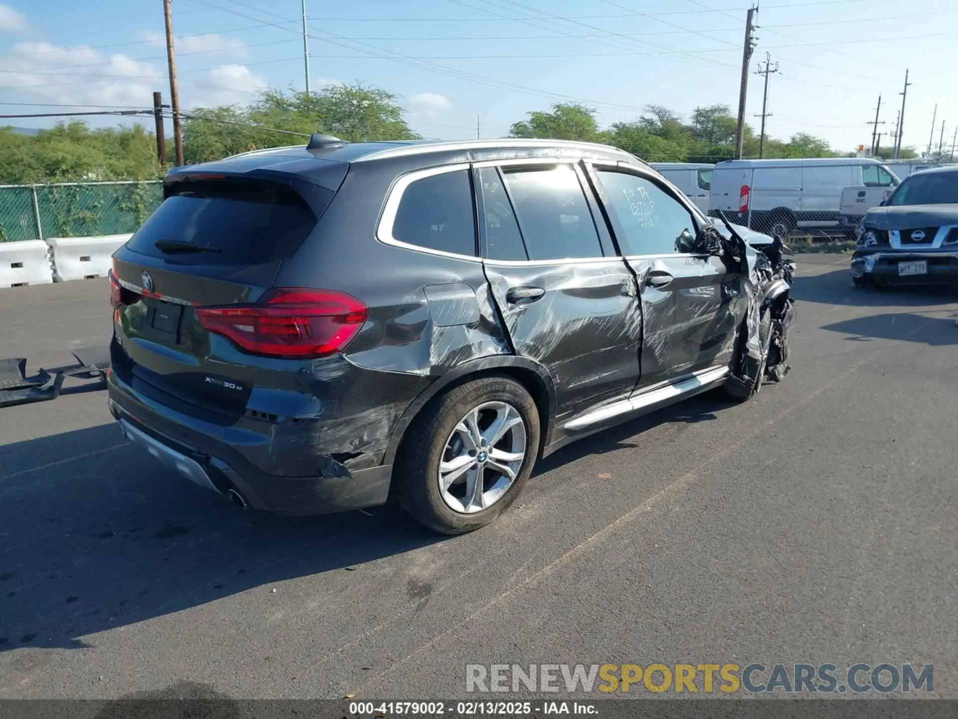 4 Фотография поврежденного автомобиля 5UXTS1C07L9D22483 BMW X3 PHEV 2020