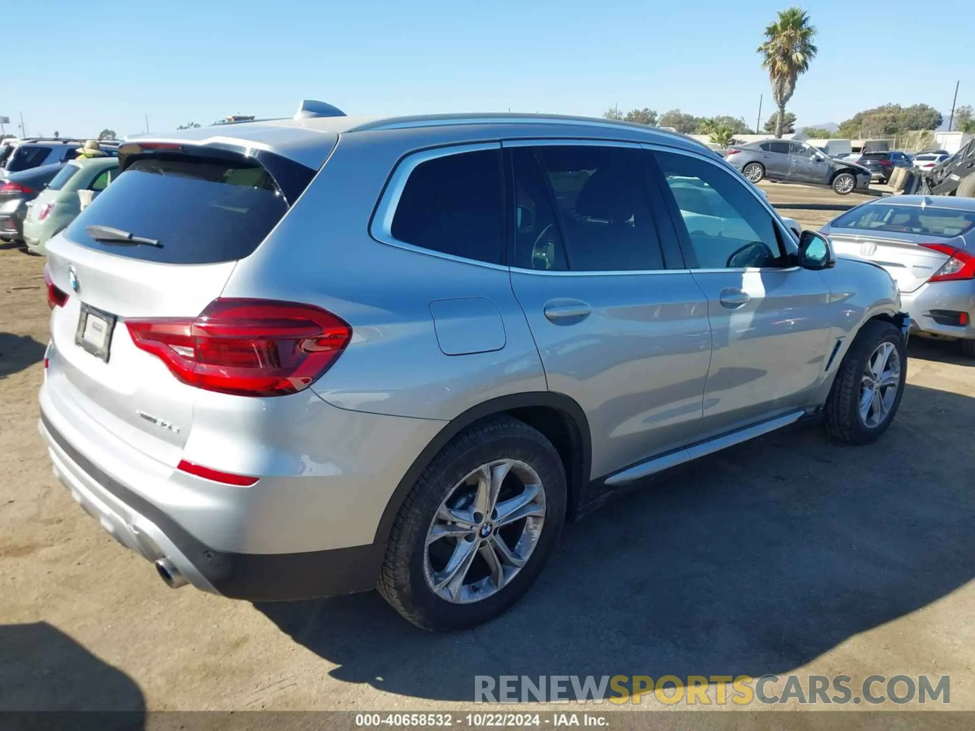 4 Фотография поврежденного автомобиля 5UXTS1C08L9D29510 BMW X3 PHEV 2020