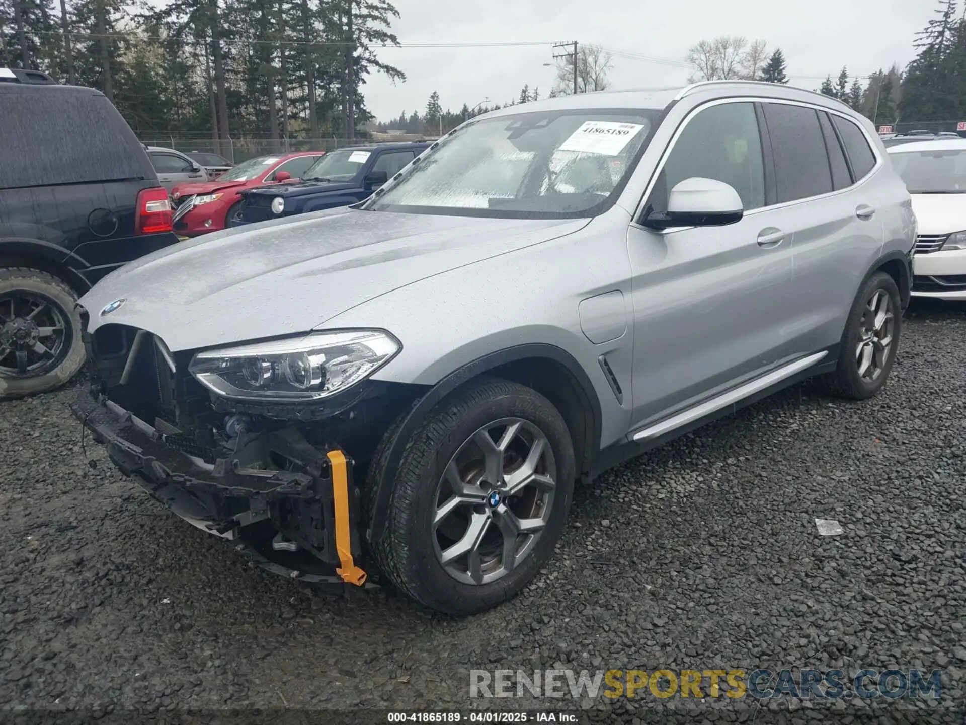 2 Фотография поврежденного автомобиля 5UXTS1C05M9F20190 BMW X3 PHEV 2021