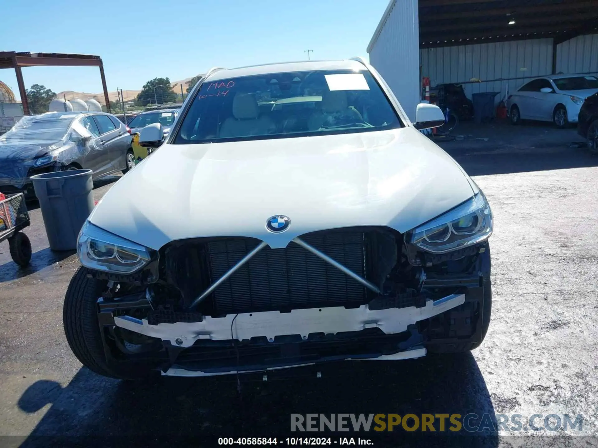 13 Фотография поврежденного автомобиля 5UXTS1C07M9G31050 BMW X3 PHEV 2021
