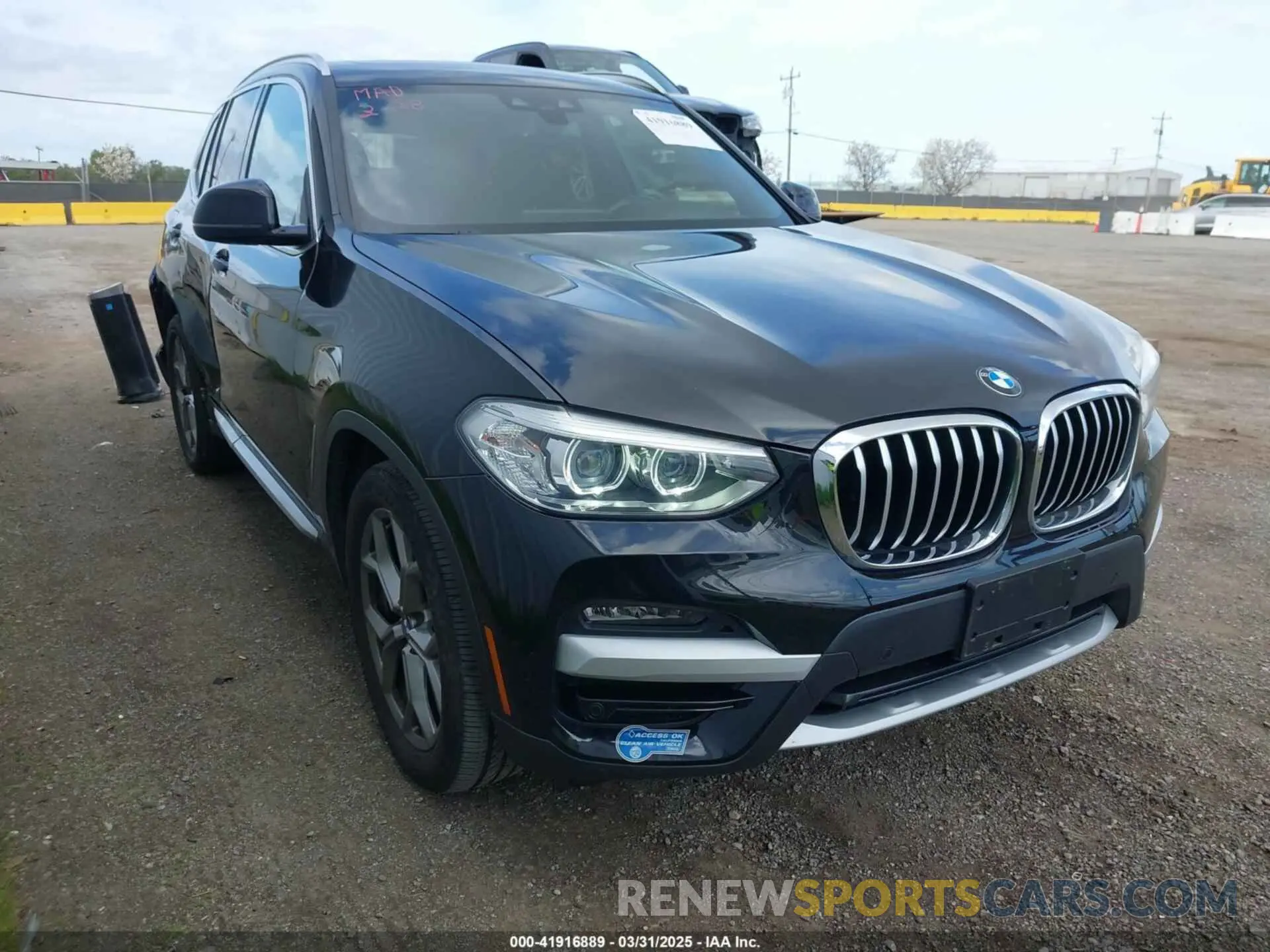 1 Фотография поврежденного автомобиля 5UXTS1C08M9H19167 BMW X3 PHEV 2021