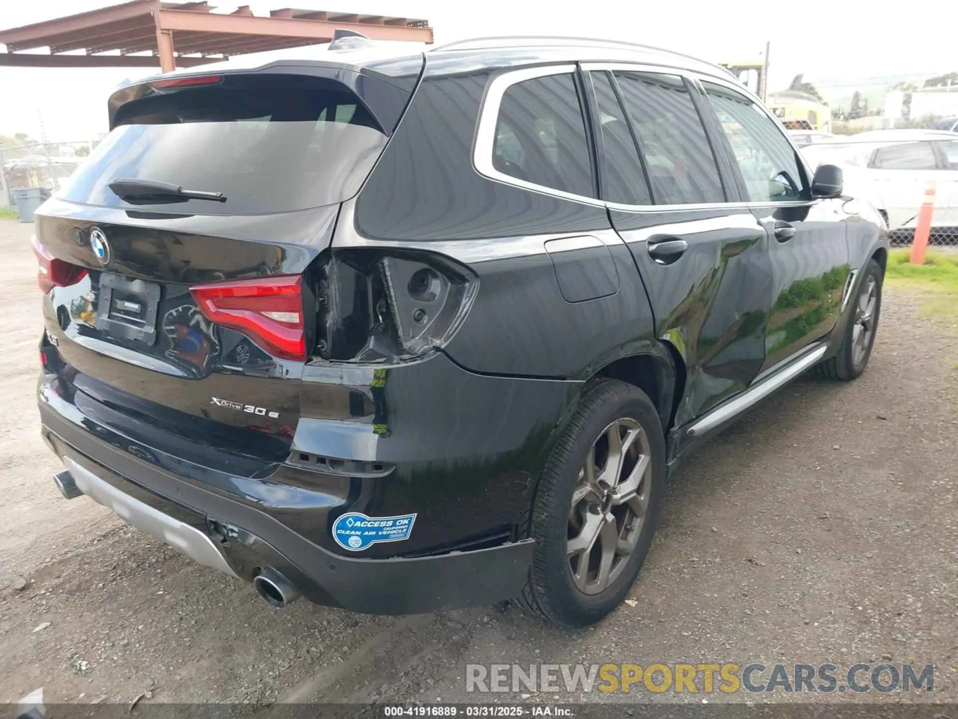 4 Фотография поврежденного автомобиля 5UXTS1C08M9H19167 BMW X3 PHEV 2021