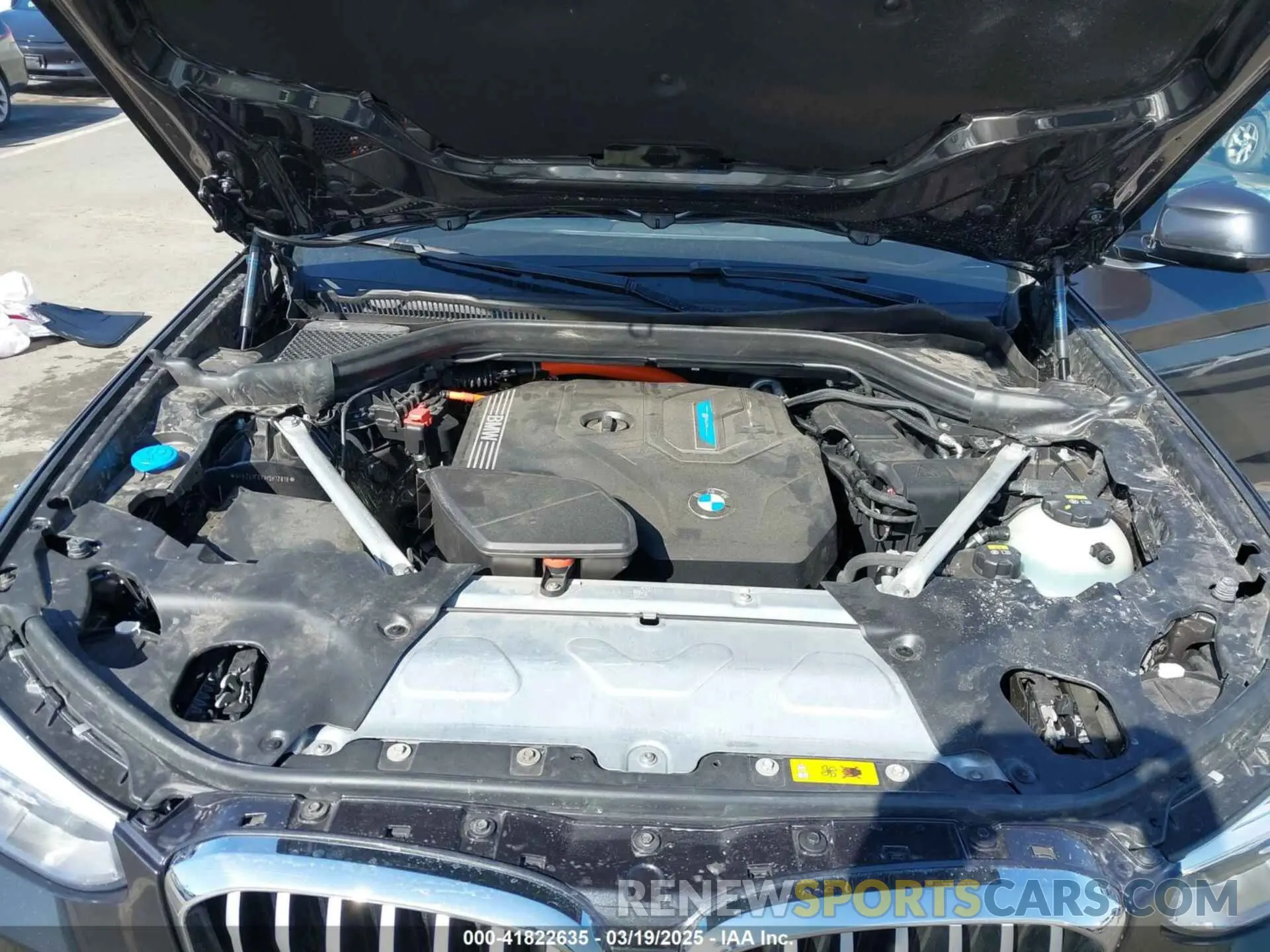 10 Фотография поврежденного автомобиля 5UXTS1C0XM9H12818 BMW X3 PHEV 2021
