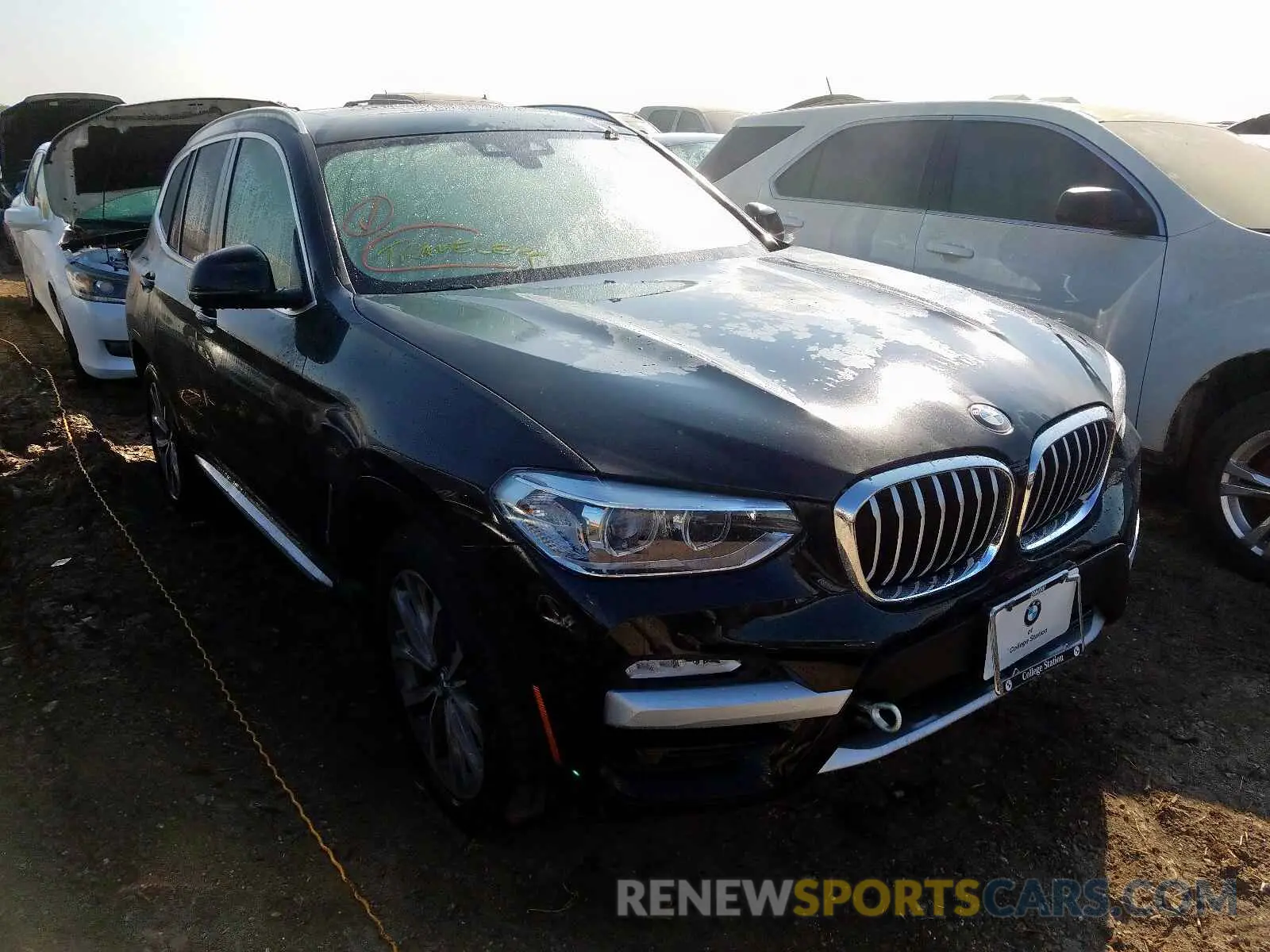 1 Photograph of a damaged car 5UXTR7C58KLR52019 BMW X3 SDRIVE3 2019