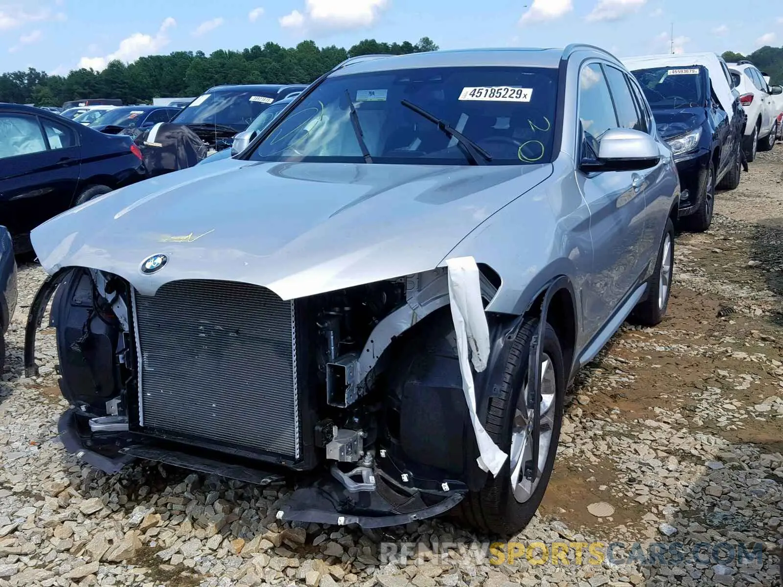 2 Фотография поврежденного автомобиля 5UXTR7C5XKLE98634 BMW X3 SDRIVE3 2019