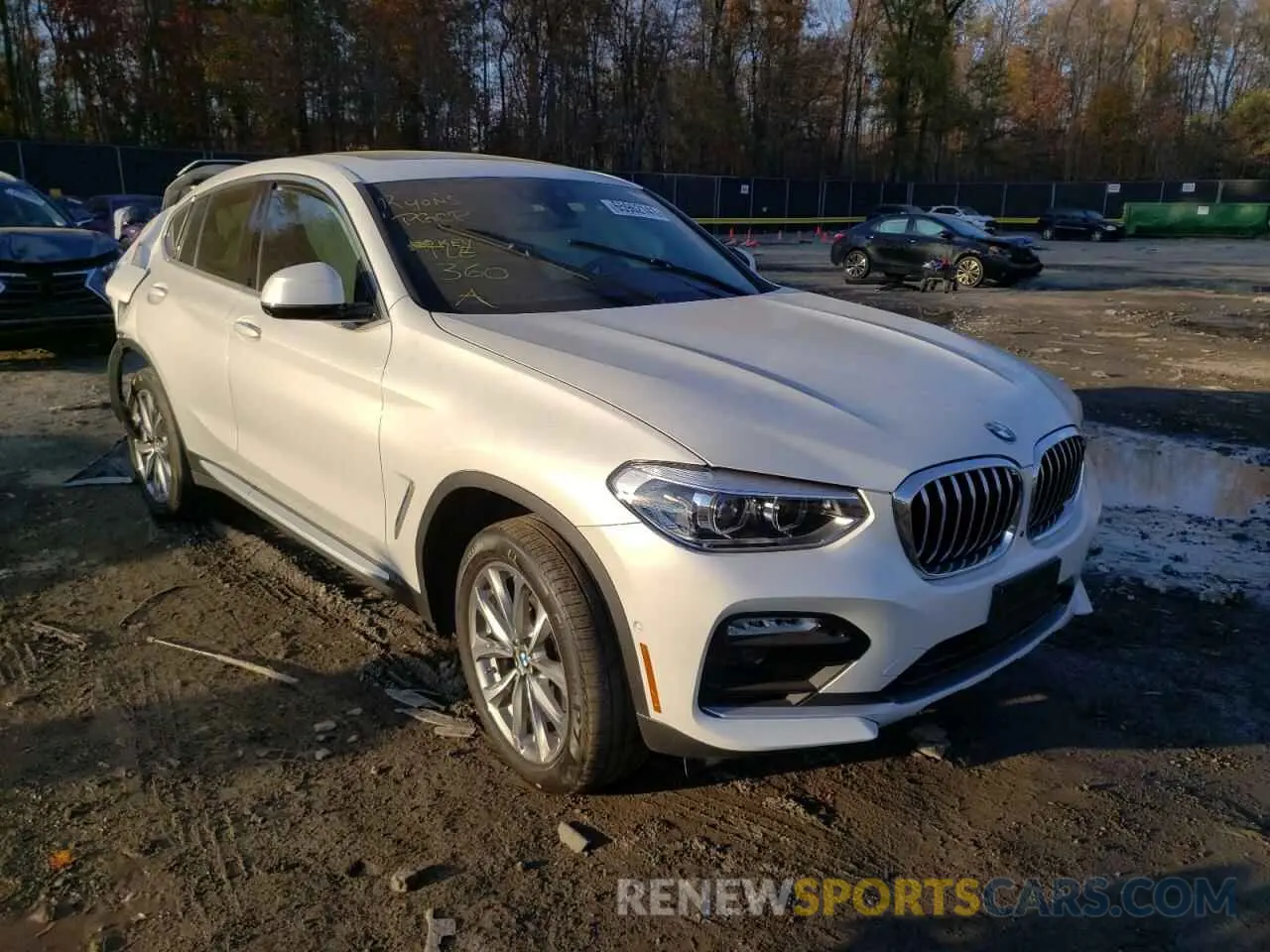 1 Photograph of a damaged car 5UXUJ3C50KLG57424 BMW X4 2019