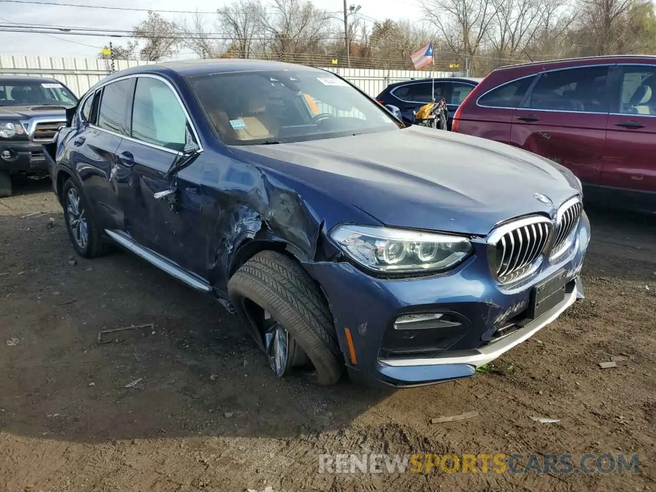 4 Фотография поврежденного автомобиля 5UXUJ3C58KLG52553 BMW X4 2019