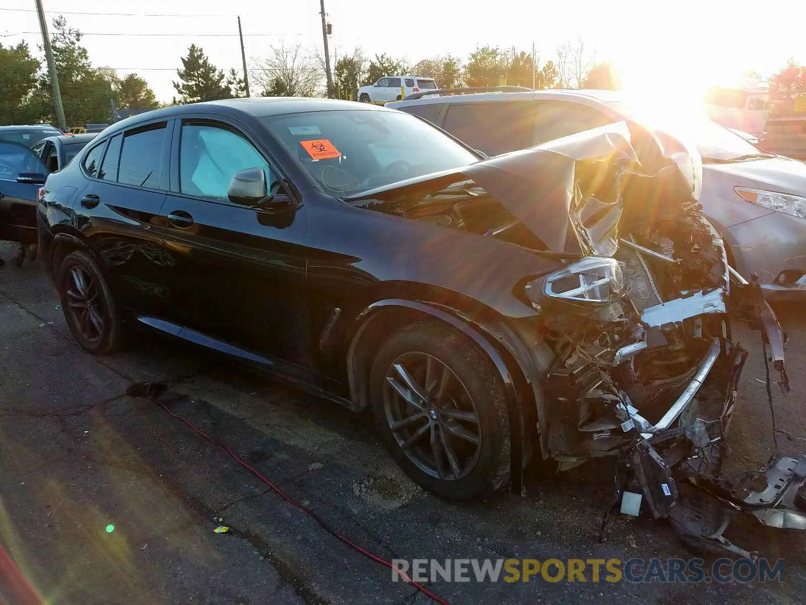 1 Photograph of a damaged car 5UXUJ5C57KLJ62789 BMW X4 2019