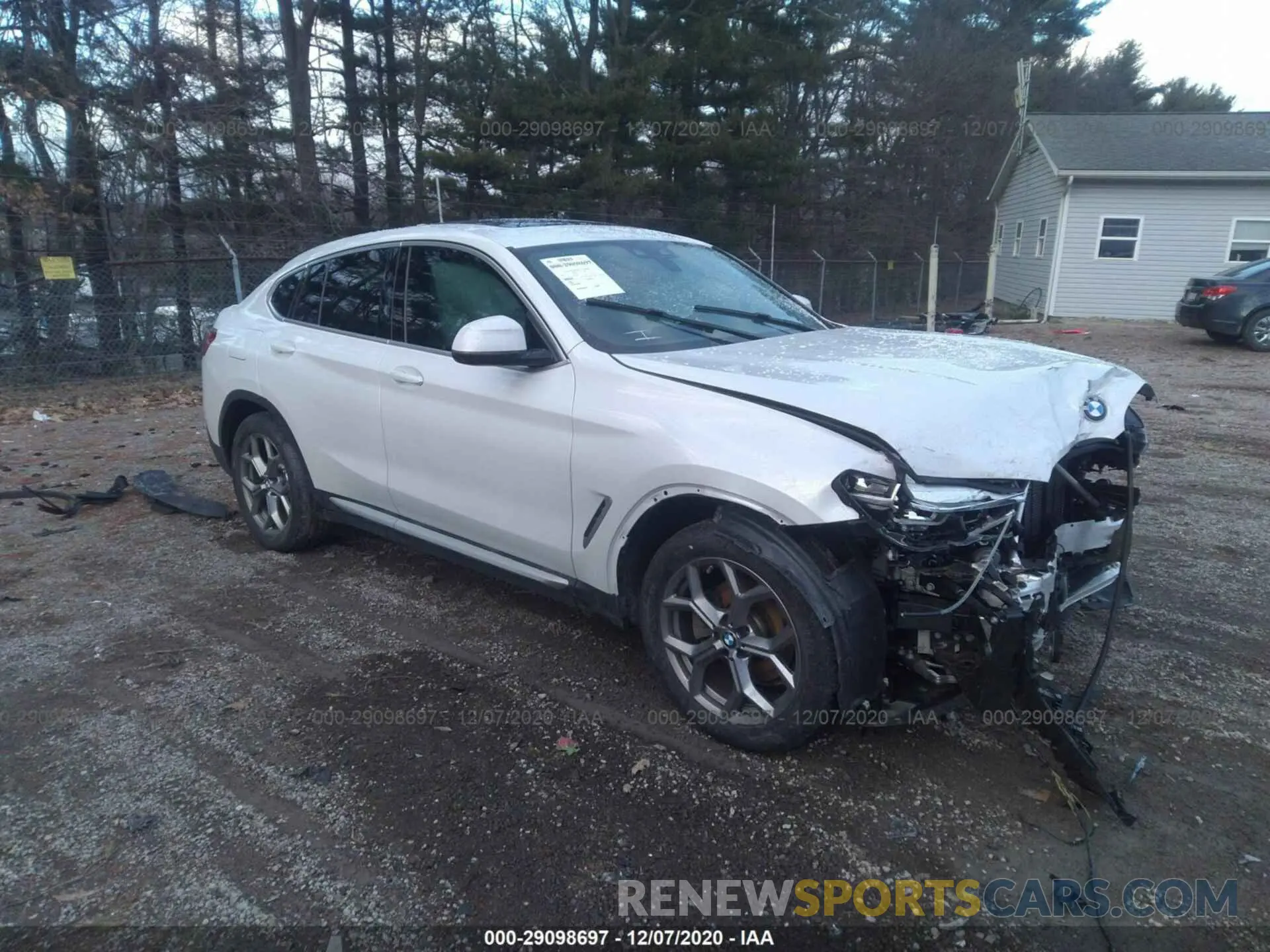 1 Photograph of a damaged car 5UX2V1C07L9B20584 BMW X4 2020
