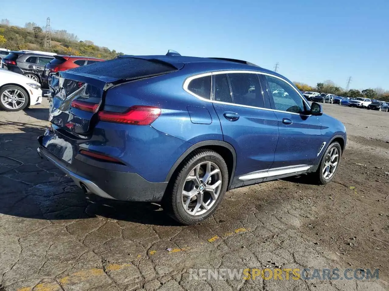 3 Фотография поврежденного автомобиля 5UX2V1C07LLE67206 BMW X4 2020
