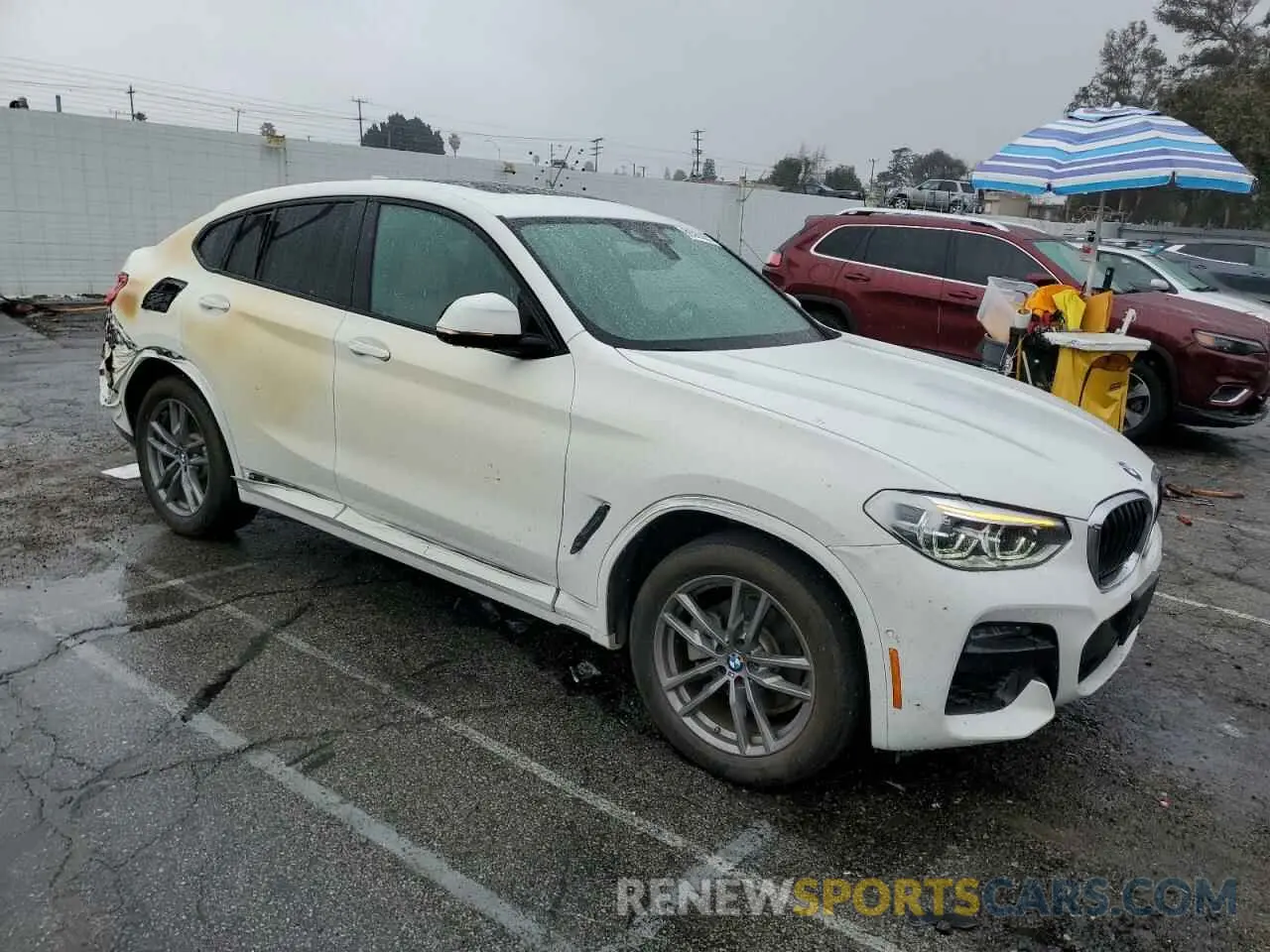 4 Фотография поврежденного автомобиля 5UX2V1C08L9D25170 BMW X4 2020