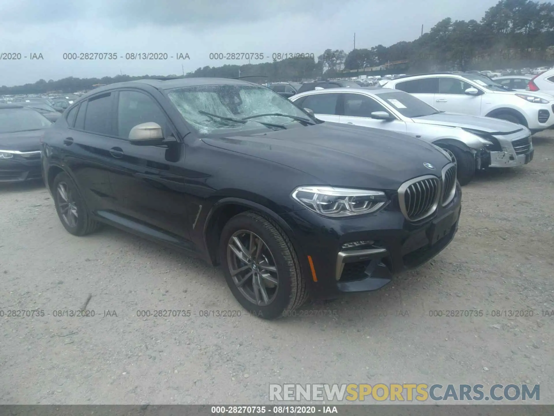 1 Photograph of a damaged car 5UX2V5C00L9C69300 BMW X4 2020