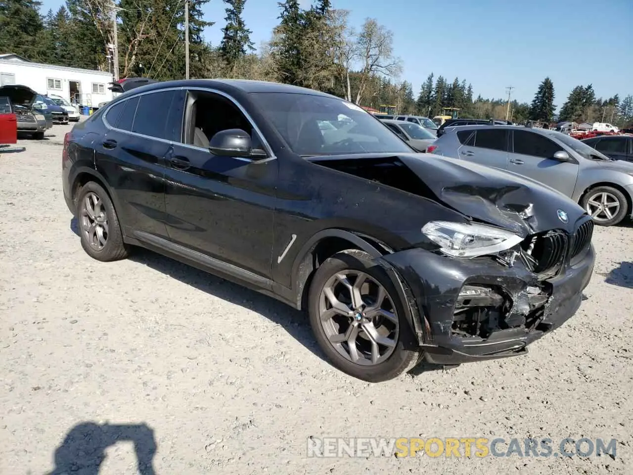 4 Фотография поврежденного автомобиля 5UX2V1C07M9G91462 BMW X4 2021