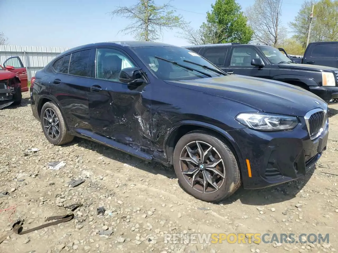 4 Фотография поврежденного автомобиля 5UX43DT09N9L03713 BMW X4 2022