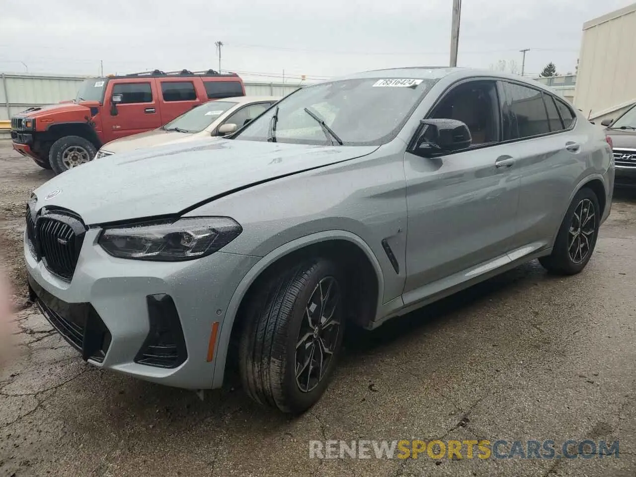 1 Photograph of a damaged car 5UX43DT0XP9N63346 BMW X4 2023