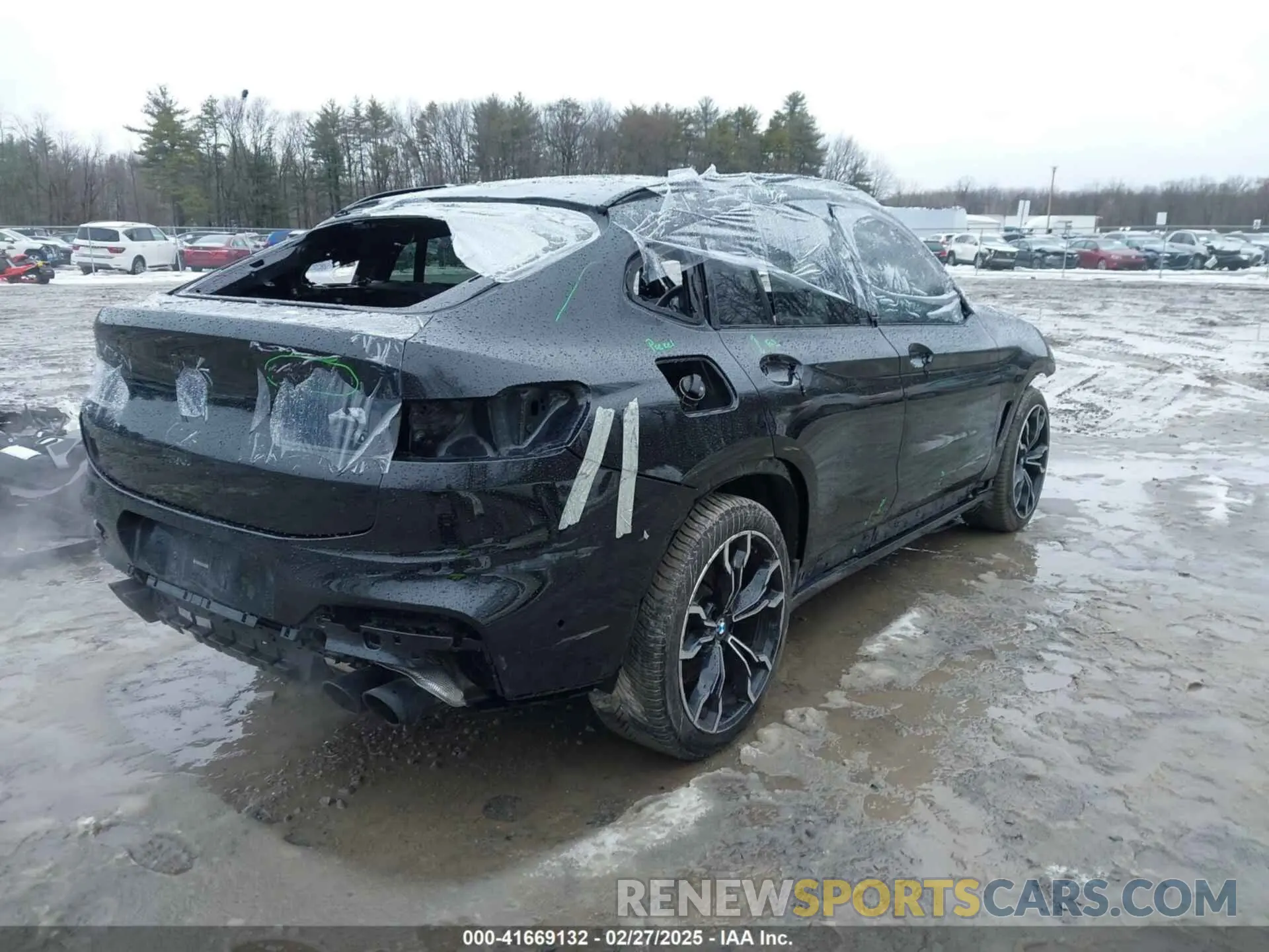 4 Фотография поврежденного автомобиля 5YMUJ0C01LLU67190 BMW X4 M 2020