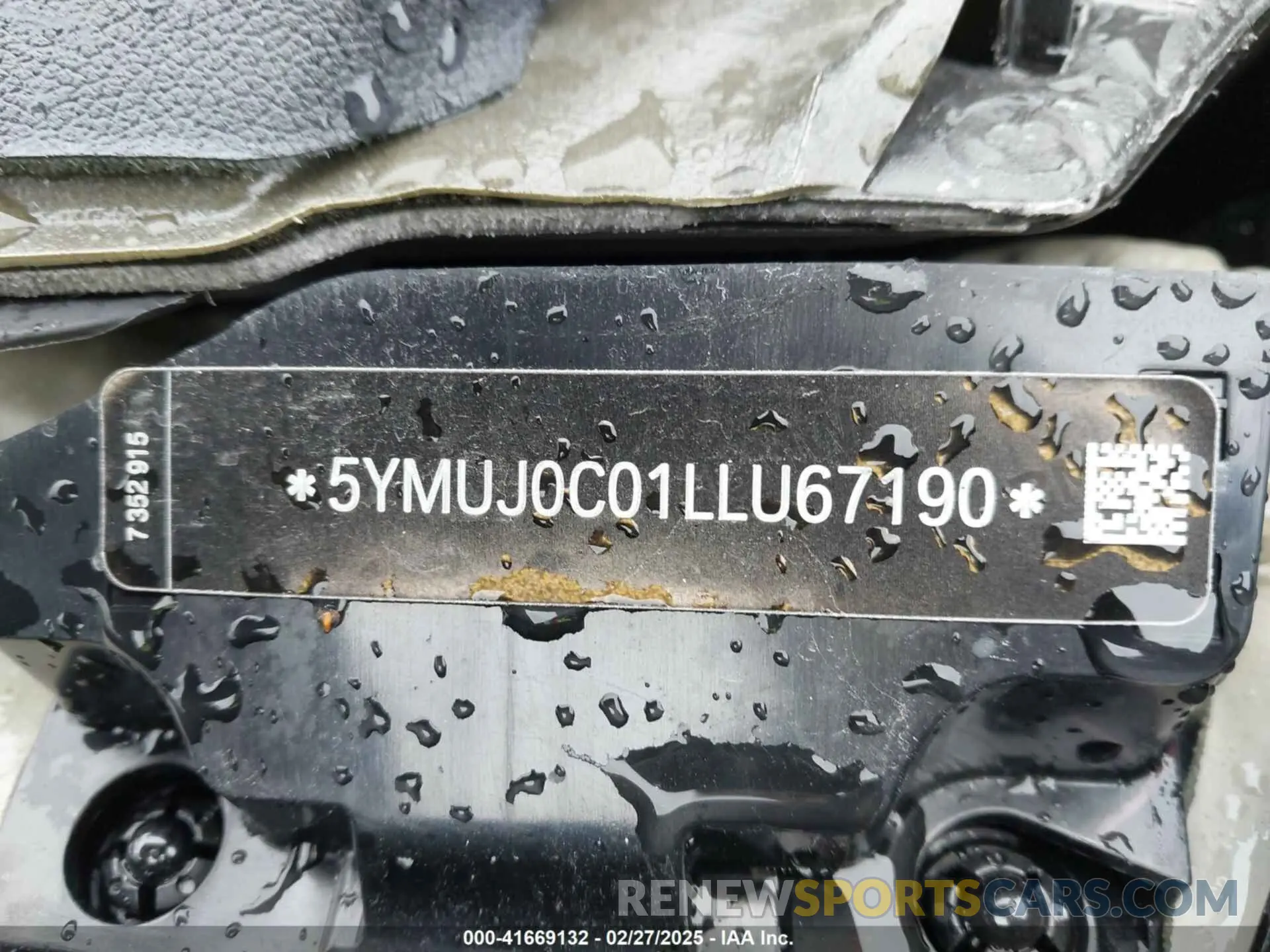 9 Фотография поврежденного автомобиля 5YMUJ0C01LLU67190 BMW X4 M 2020