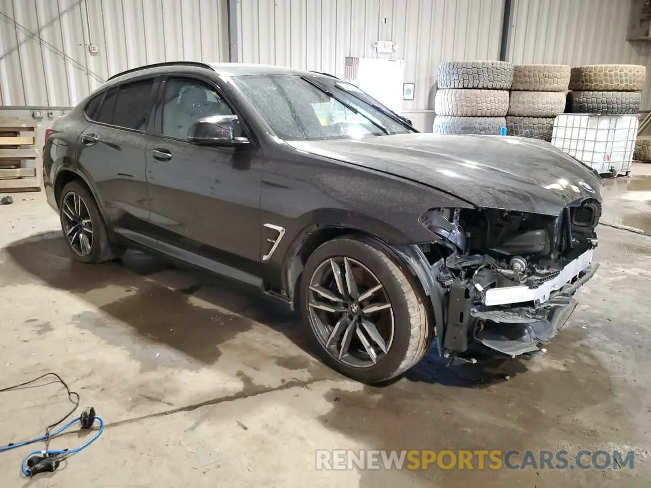 4 Фотография поврежденного автомобиля 5YM23EC05N9J23246 BMW X4 M 2022