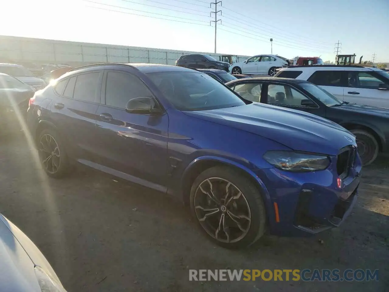 4 Фотография поврежденного автомобиля 5YM23EC08P9P65351 BMW X4 M 2023