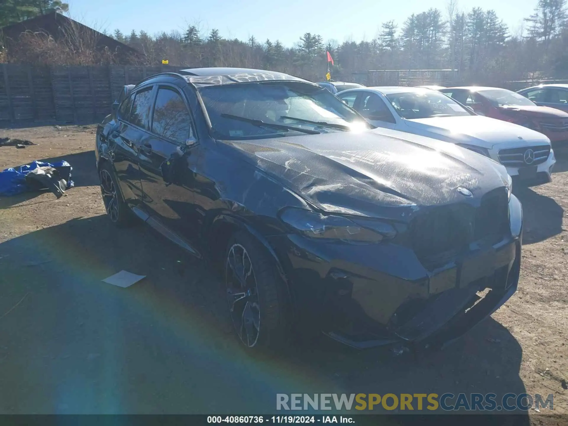 1 Photograph of a damaged car 5YM23EC09R9W45738 BMW X4 M 2024