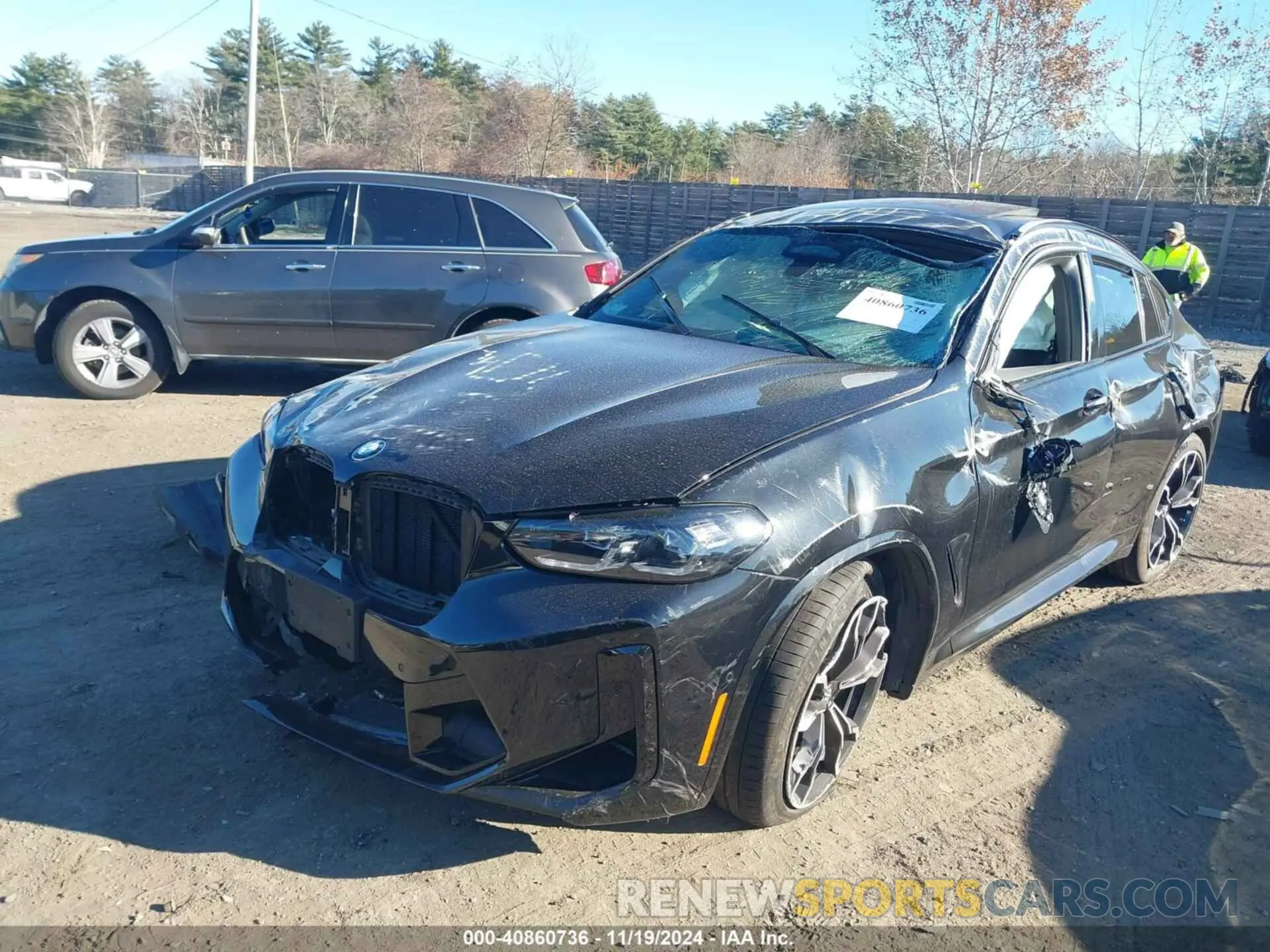 2 Photograph of a damaged car 5YM23EC09R9W45738 BMW X4 M 2024