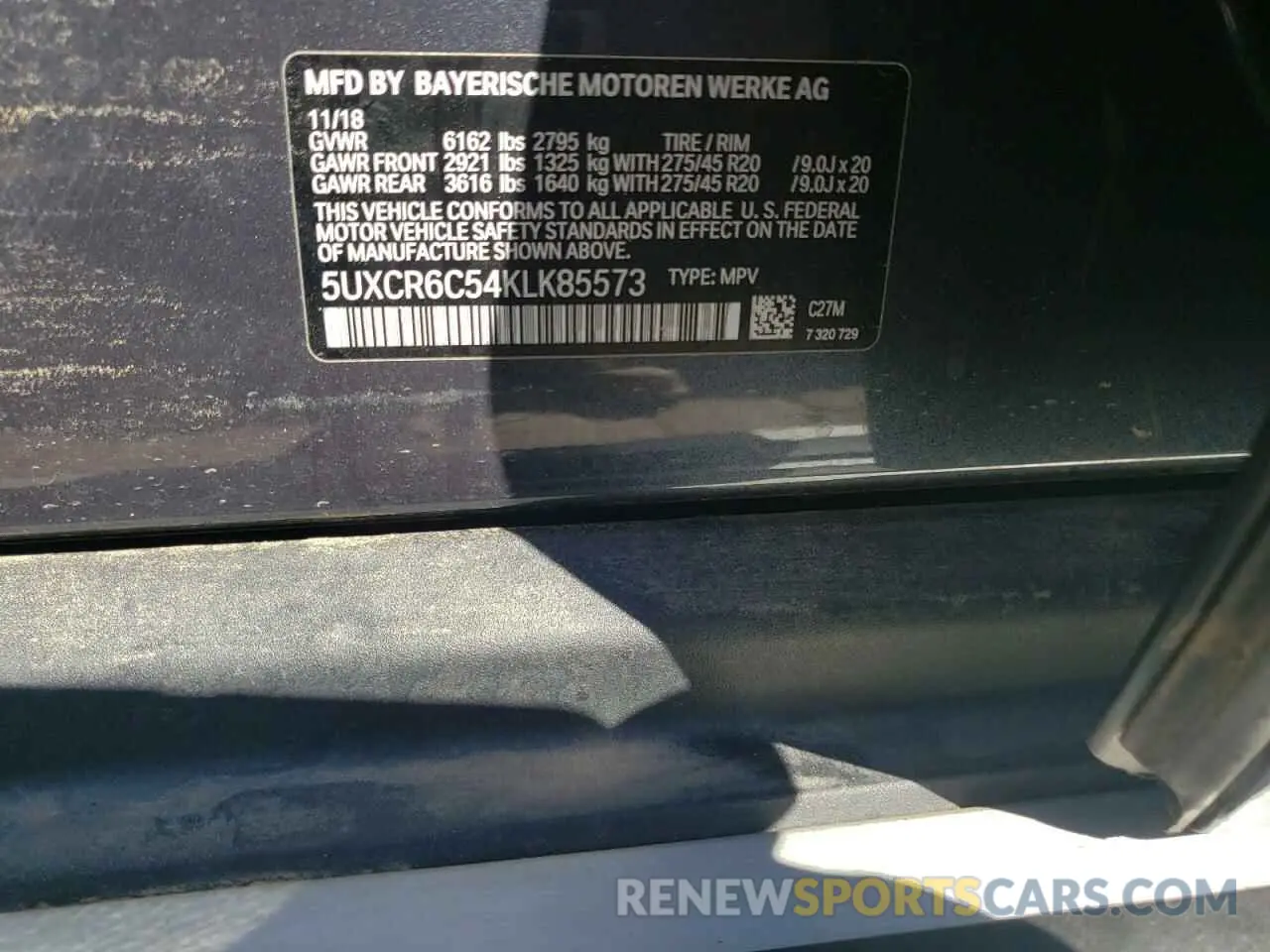 14 Фотография поврежденного автомобиля 5UXCR6C54KLK85573 BMW X5 2019