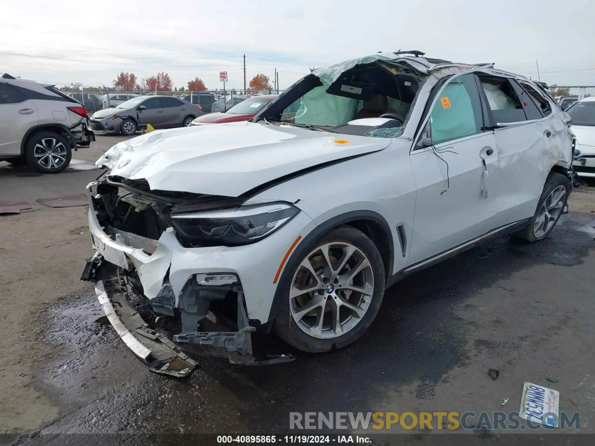 2 Photograph of a damaged car 5UXCR6C57KLL25550 BMW X5 2019