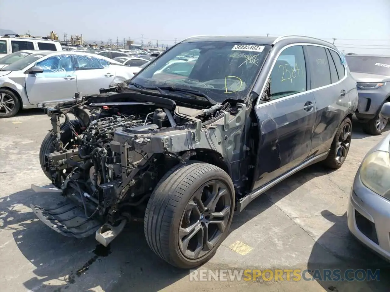 2 Photograph of a damaged car 5UXCR6C58KLL27081 BMW X5 2019