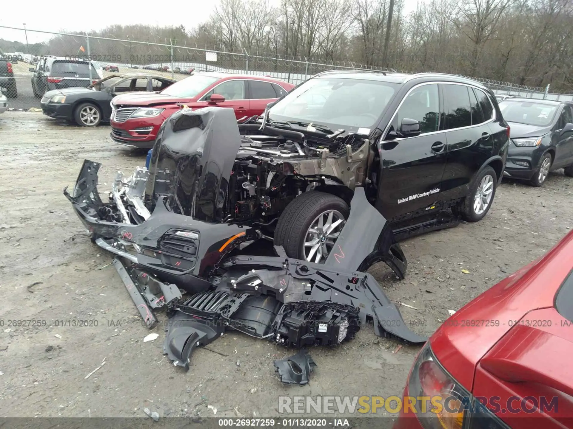 2 Photograph of a damaged car 5UXCR4C06LLE31209 BMW X5 2020