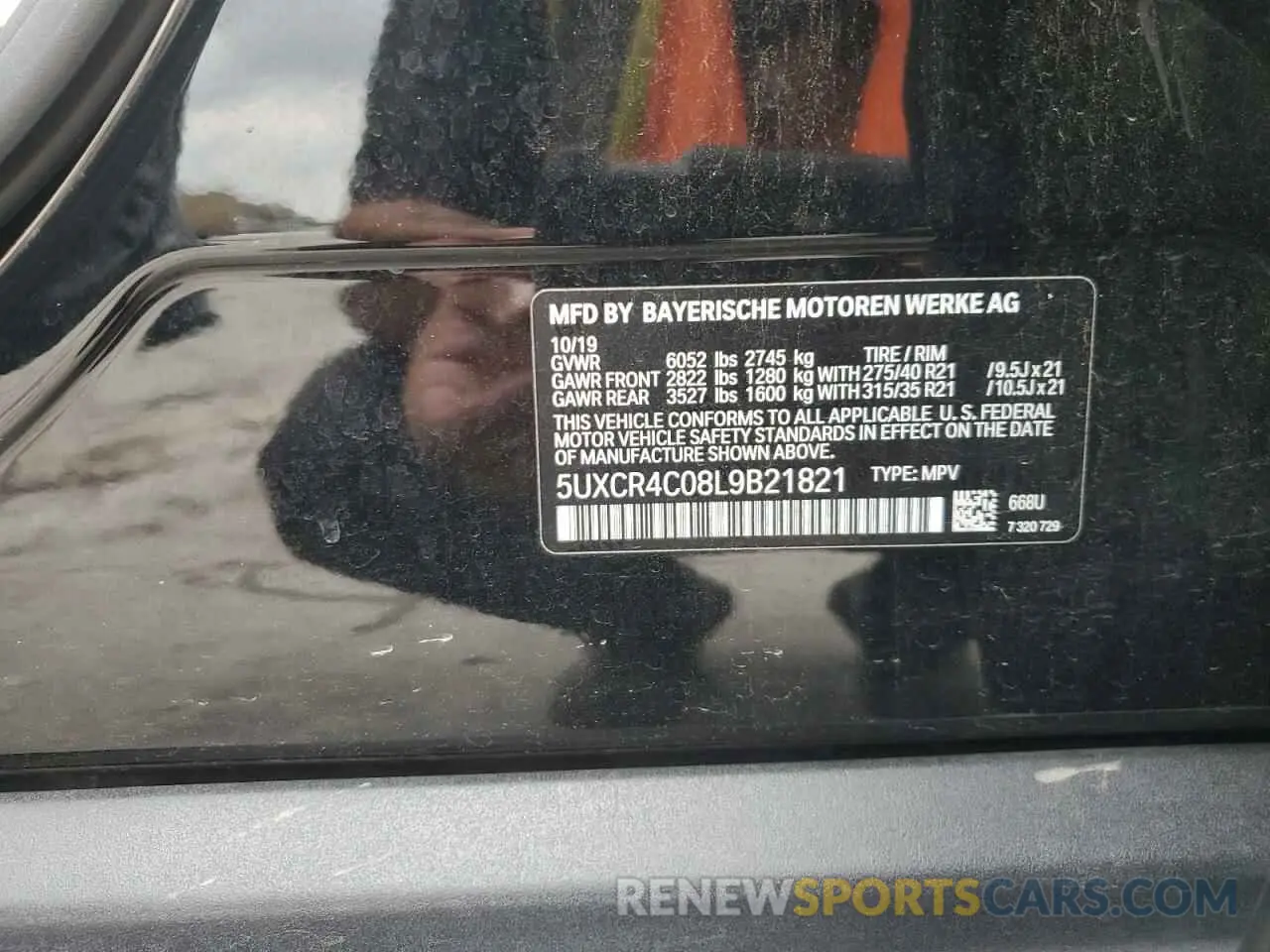 13 Фотография поврежденного автомобиля 5UXCR4C08L9B21821 BMW X5 2020