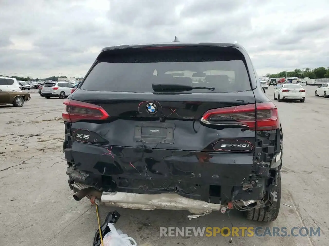 6 Фотография поврежденного автомобиля 5UXCR4C08L9B21821 BMW X5 2020